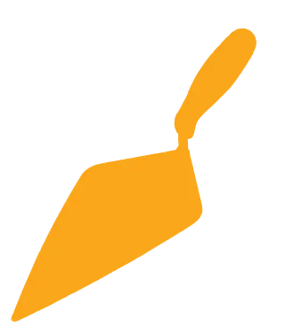 Heritage Builders Merchants Ltd. Yellow Trowel Icon