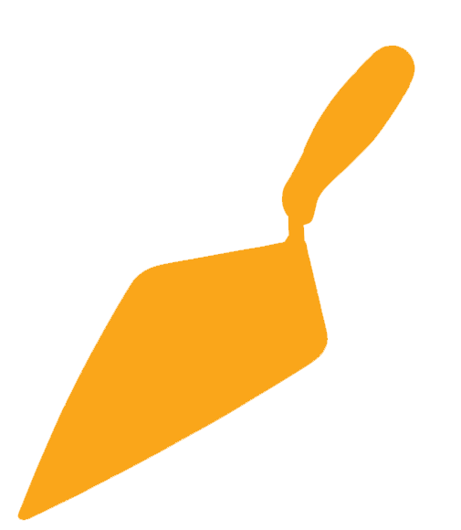 Heritage Builders Merchants Ltd. Yellow Trowel Icon