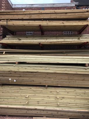 Heritage Builders Merchants Ltd. 600 x 450 Closeboard Fencing Panels & Gravel Boards